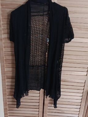 Black sweater cardigan Bust 38